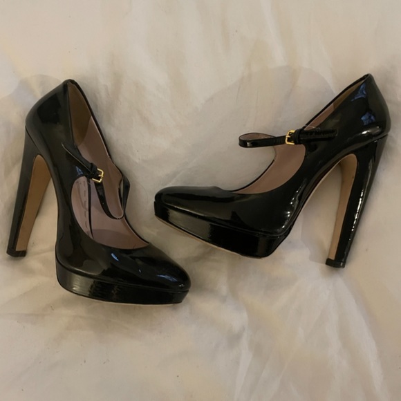 Miu Miu patent leather Mary Jane Platform pumps 37 - Picture 1 of 6